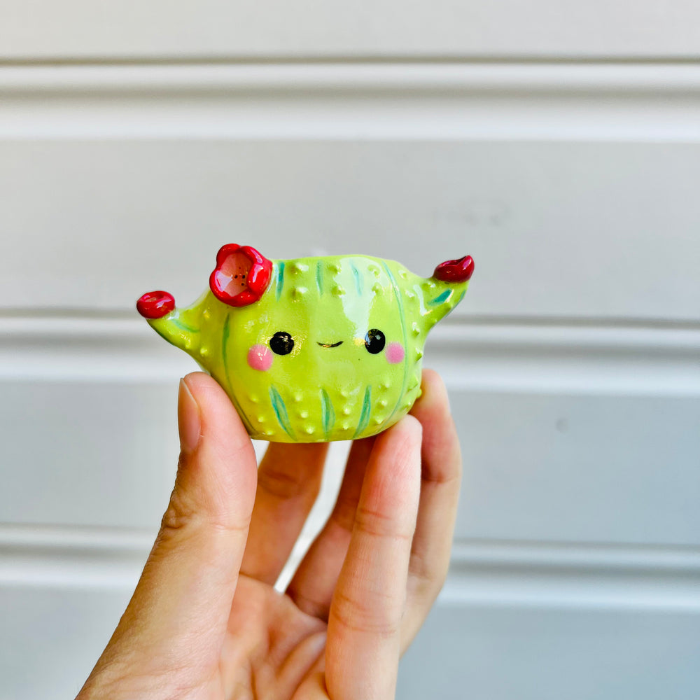 MINIS Flowery cactus pot, photo 1 of 5