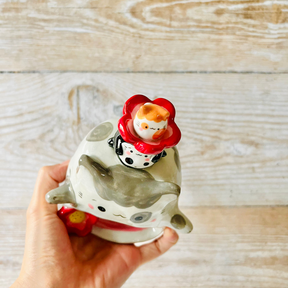 CAT TRIO Tea light candle holder, photo 5 of 7