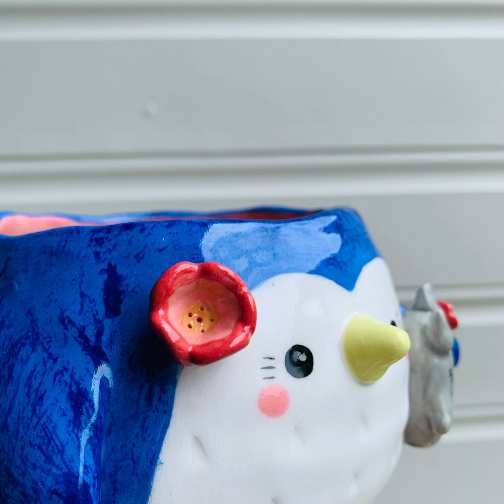 Penguin pot with Totoro friend, photo 8 of 11
