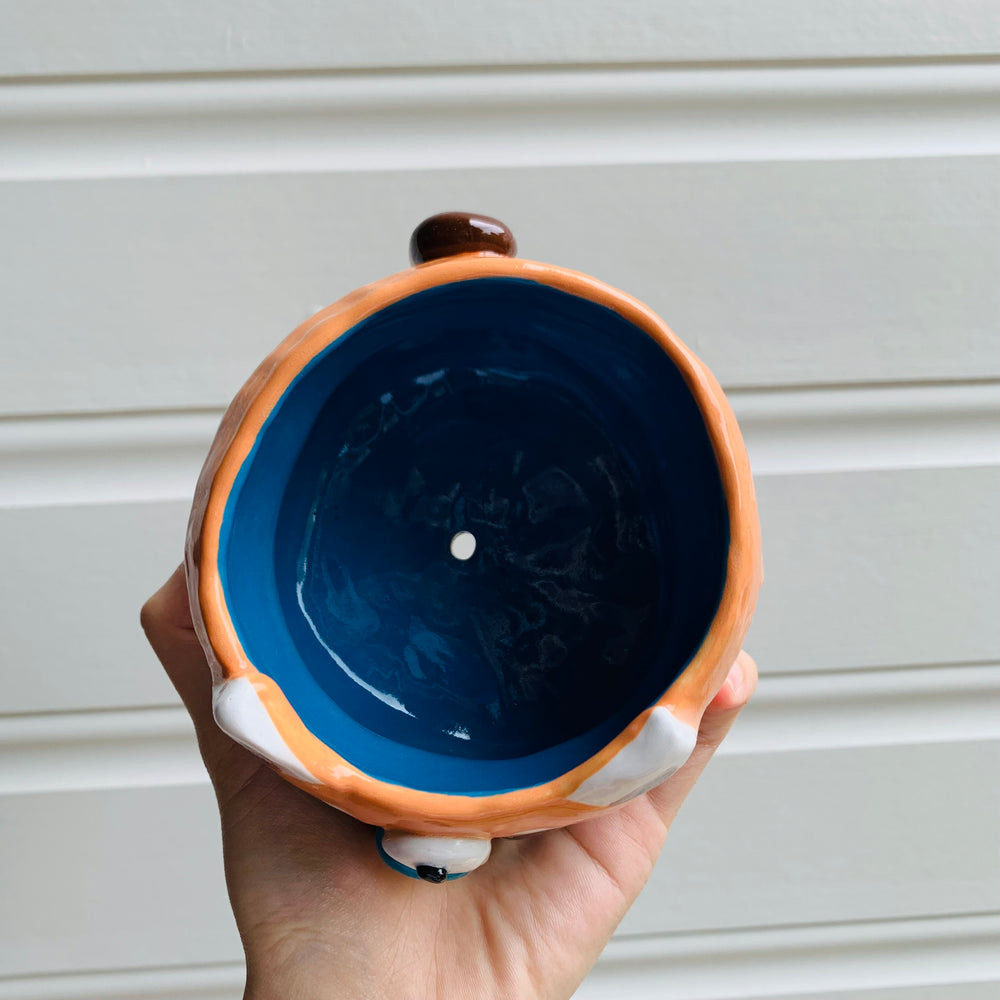 Red panda pot with bubble tea friend, photo 4 of 9
