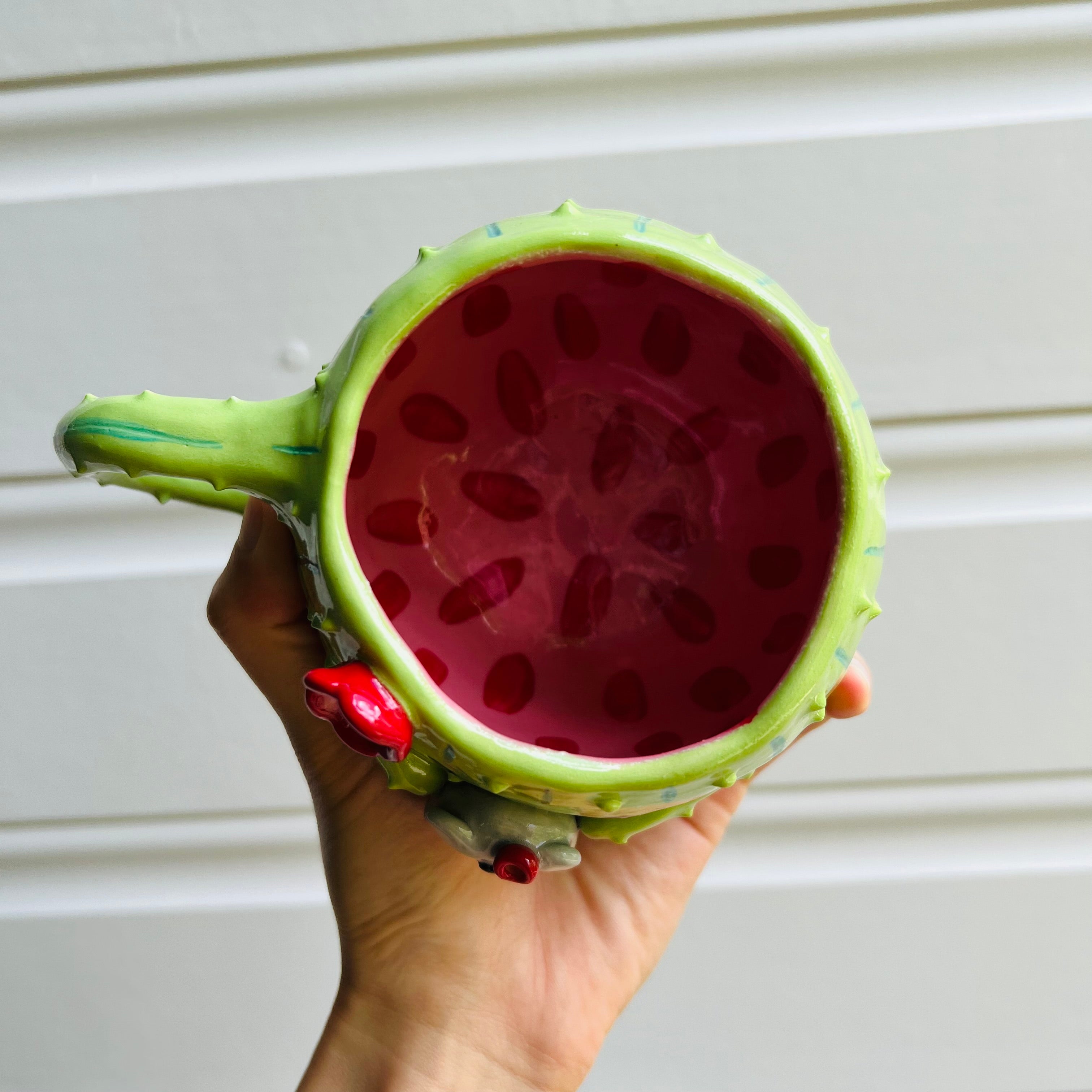 Flowery Cactus mug with Koala friend