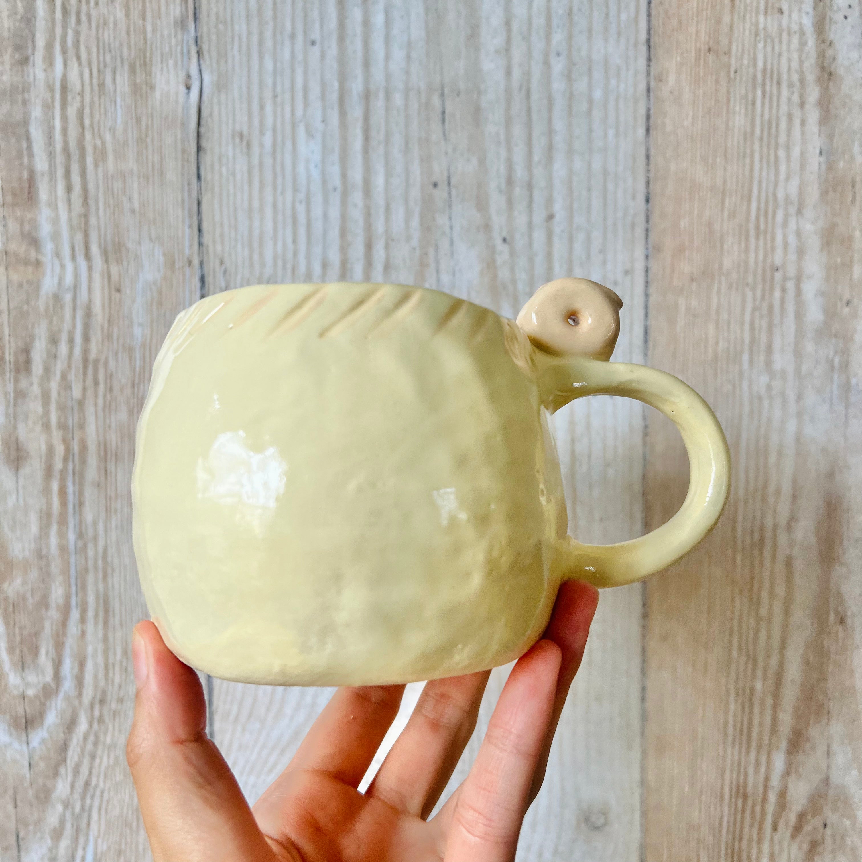 DUMPLING MUG with donut friends