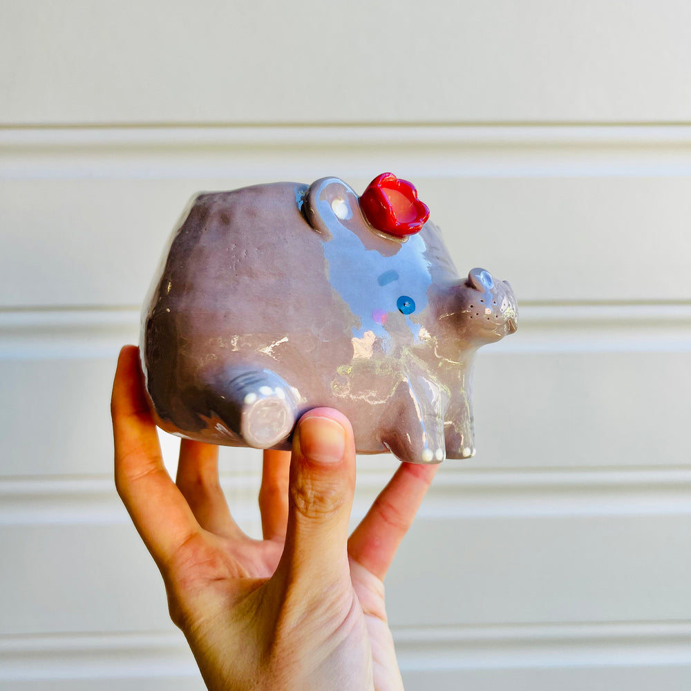 Hippo pot, photo 2 of 5