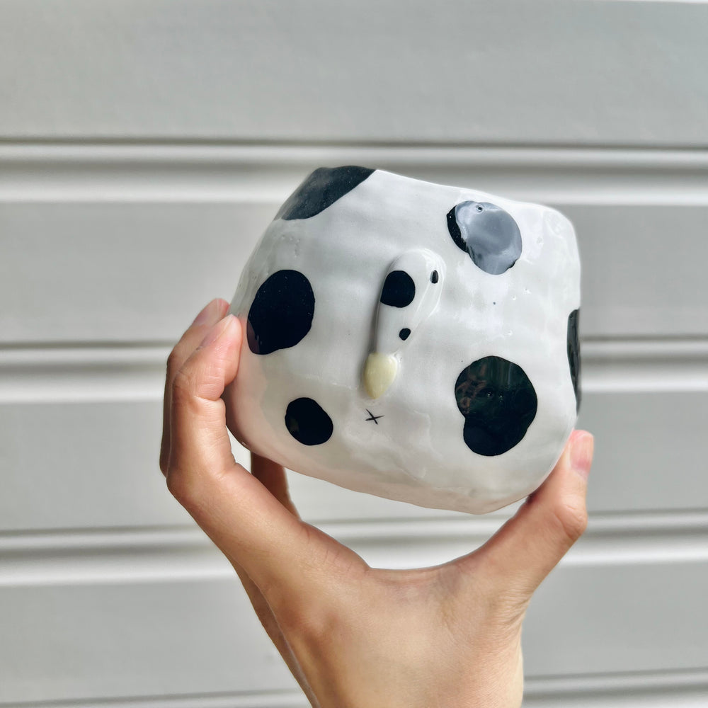 Flowery cow pot, photo 5 of 6