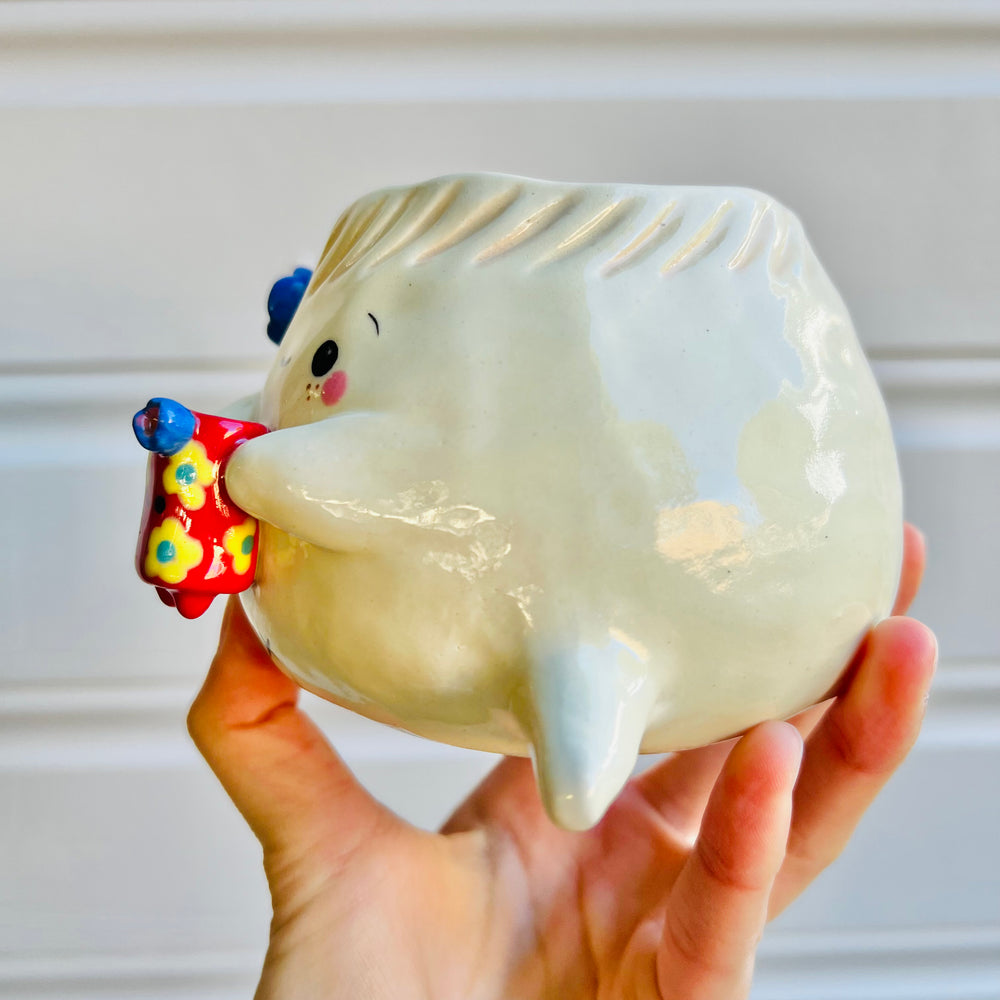 Dumpling VASE with coffee mug friend, photo 3 of 5