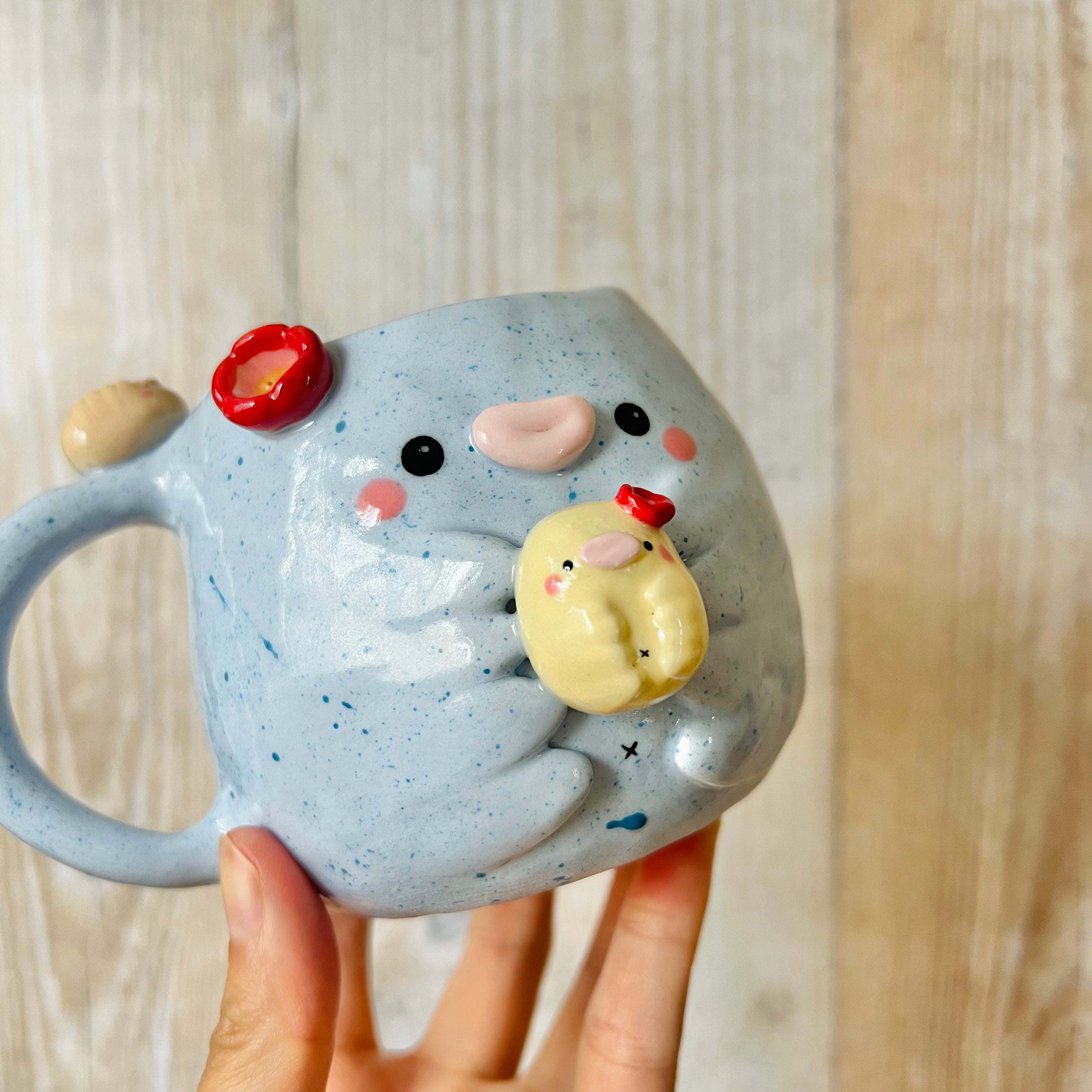 TARDIGRADE mug with tardigrade babies