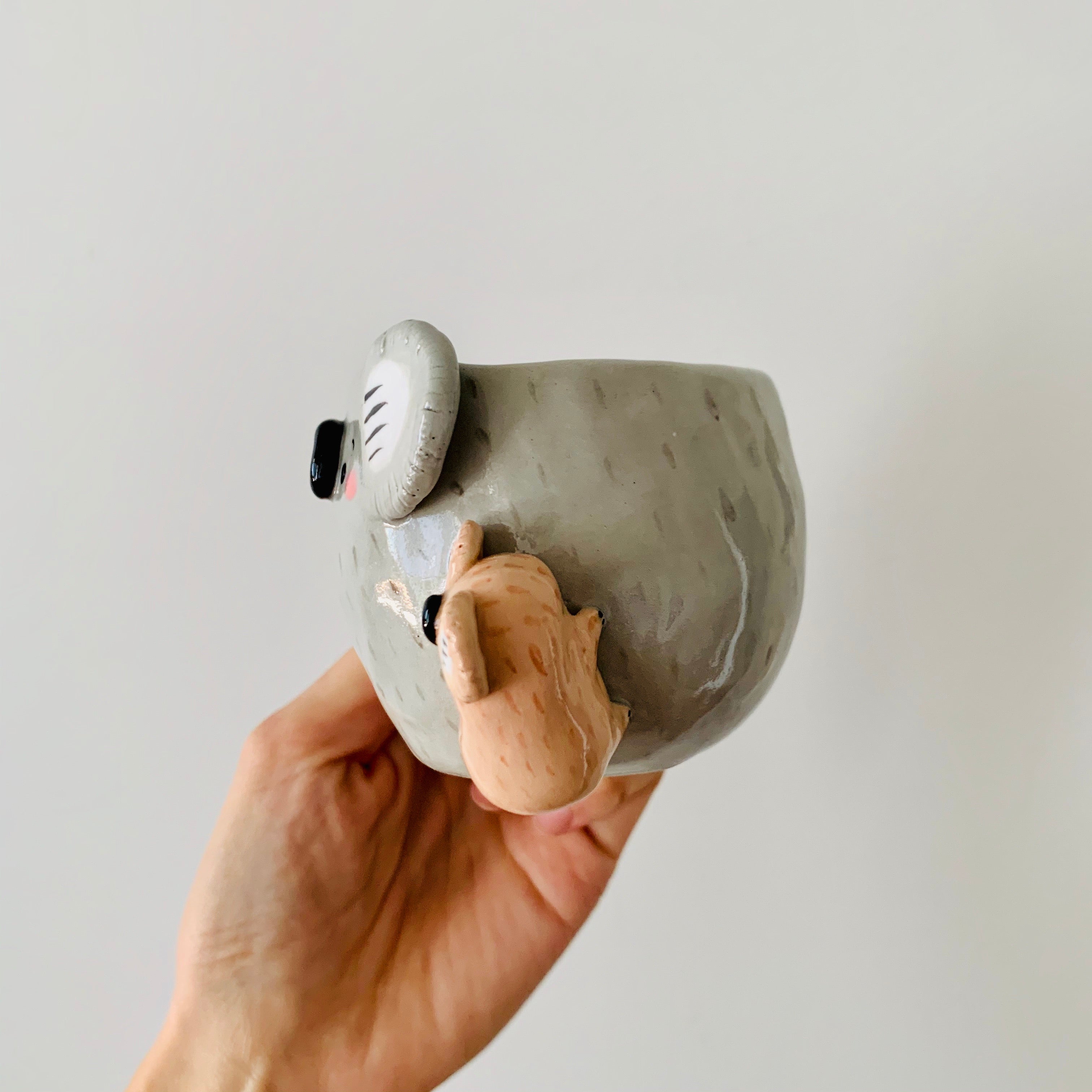 Mumma and baby koala mug