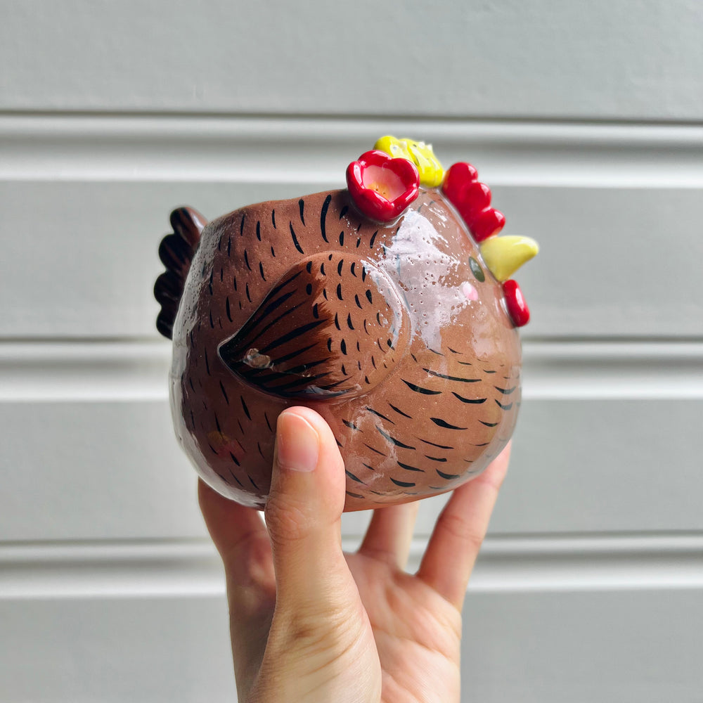 Brown Chick crown chicken pot, photo 2 of 9