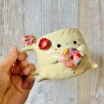 DUMPLING MUG with donut friends