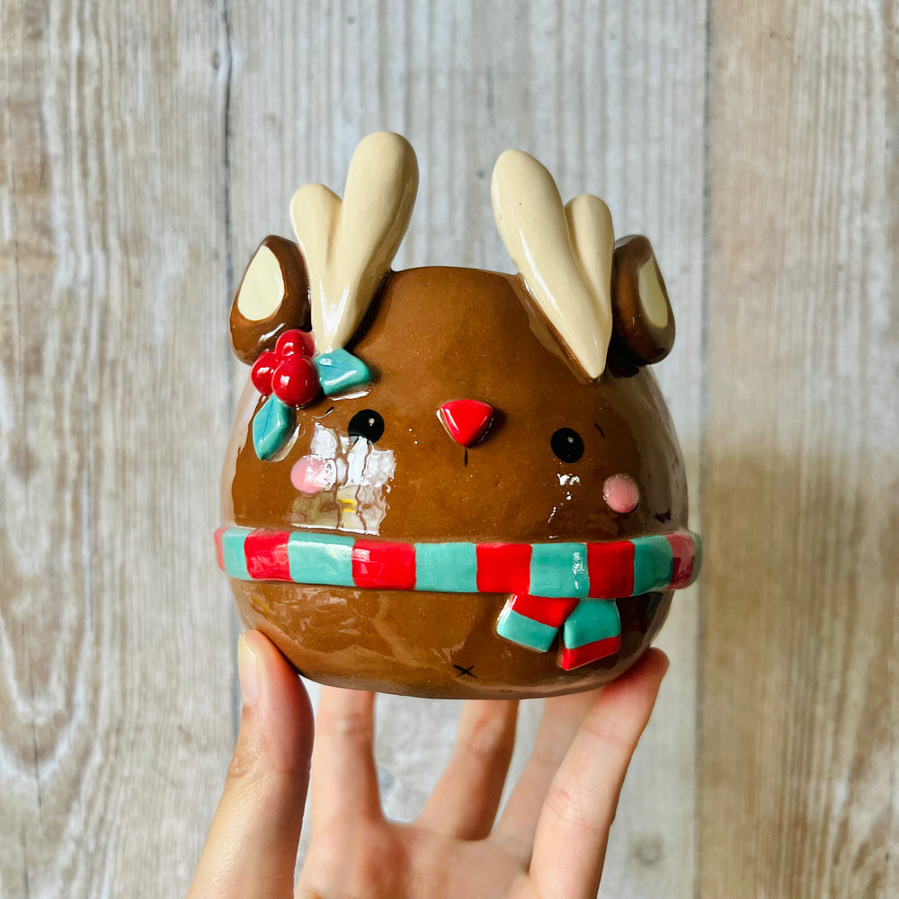 BAUBLE REINDEER POT, photo 1 of 7