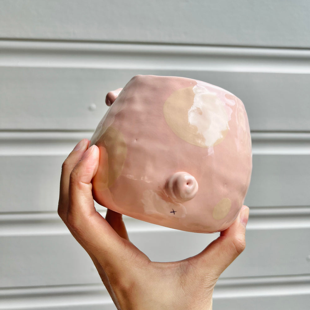 Flowery pig pot, photo 5 of 6