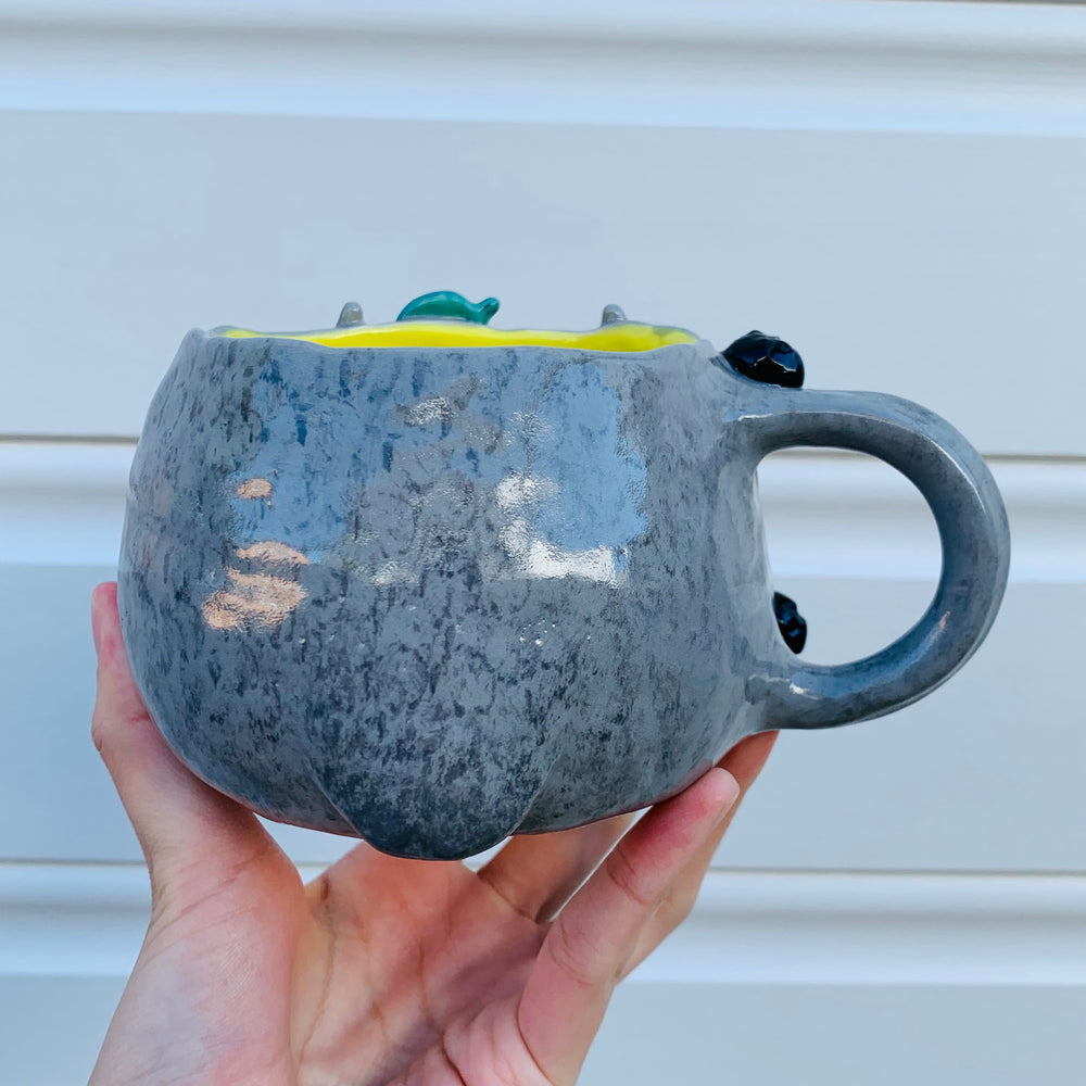 Smiling Totoro with bubble tea mug, photo 5 of 10