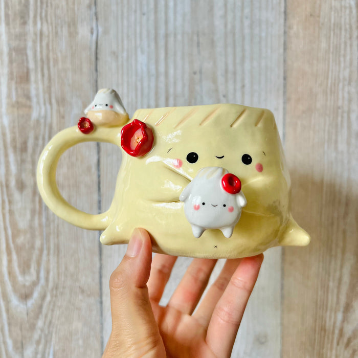 DUMPLING MUG with dumpling friends