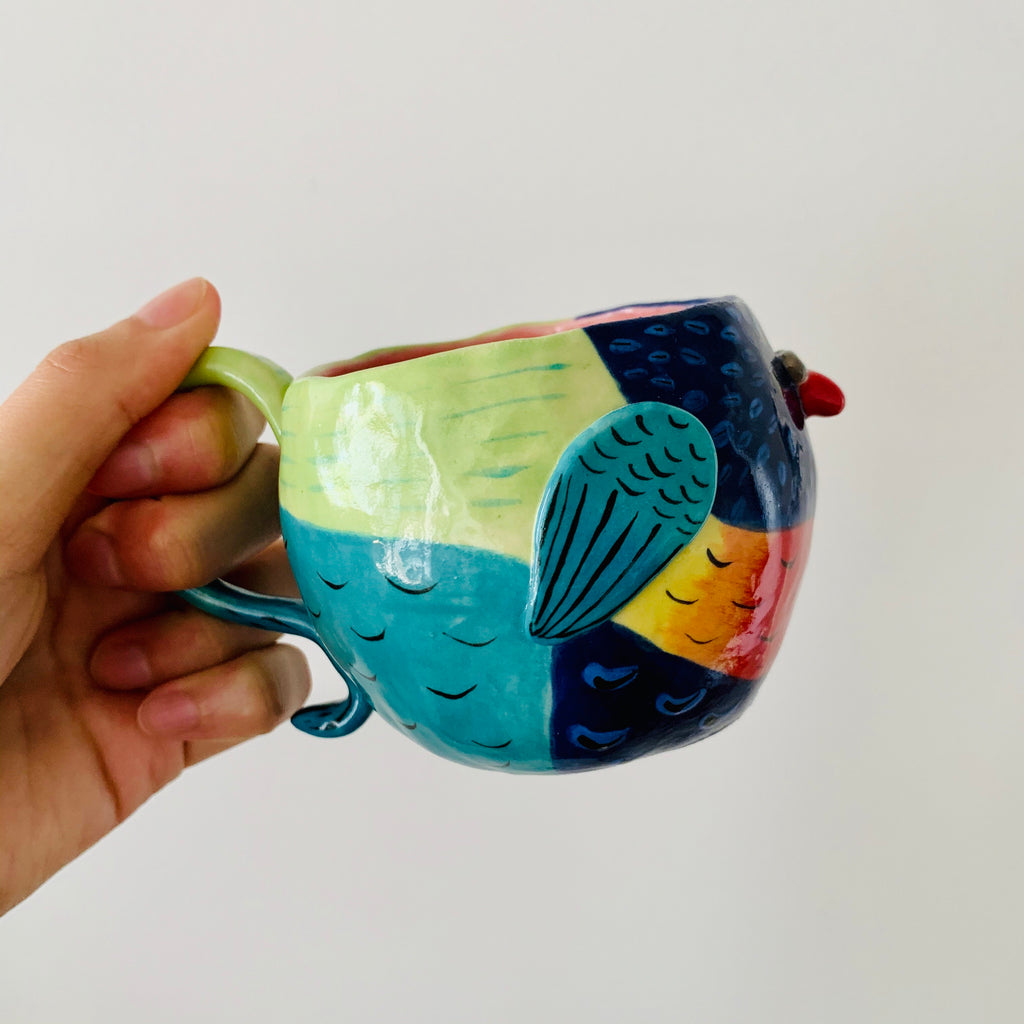 Rainbow lorikeet mug