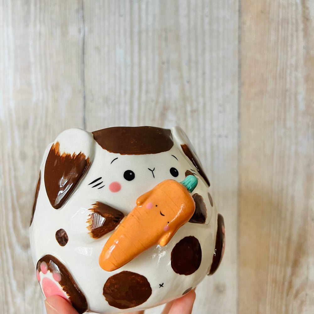 BUNNY POT with carrot friend, photo 7 of 7