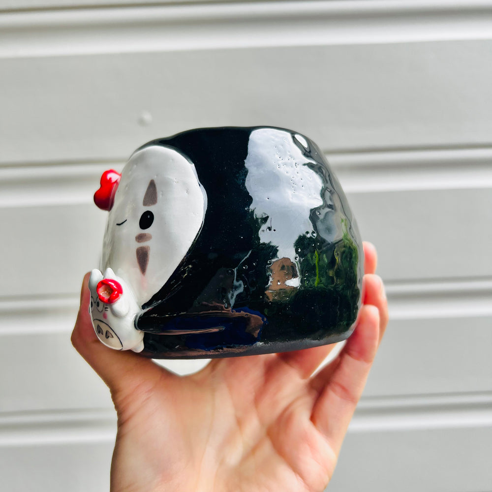 No Face mug with Totoro friend, photo 3 of 5