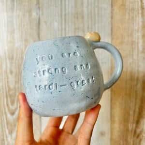 TARDIGRADE mug with tardigrade babies