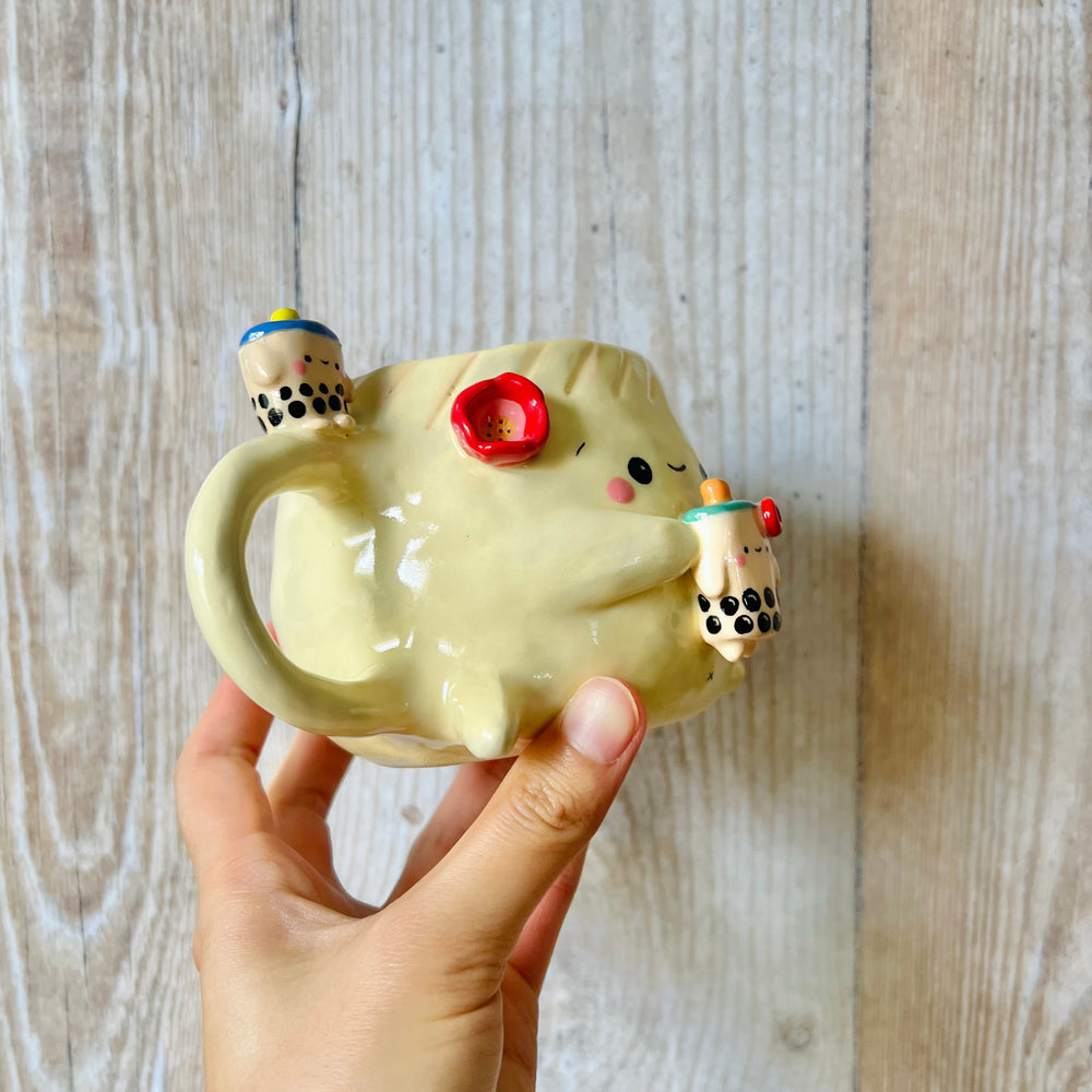 DUMPLING MUG with bubble tea friends, photo 2 of 8