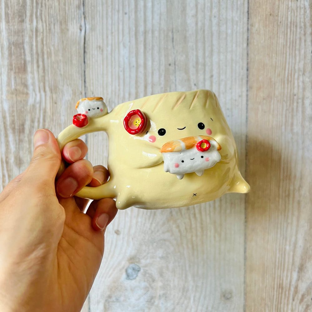 DUMPLING MUG with prawn nigiri friends, photo 7 of 10