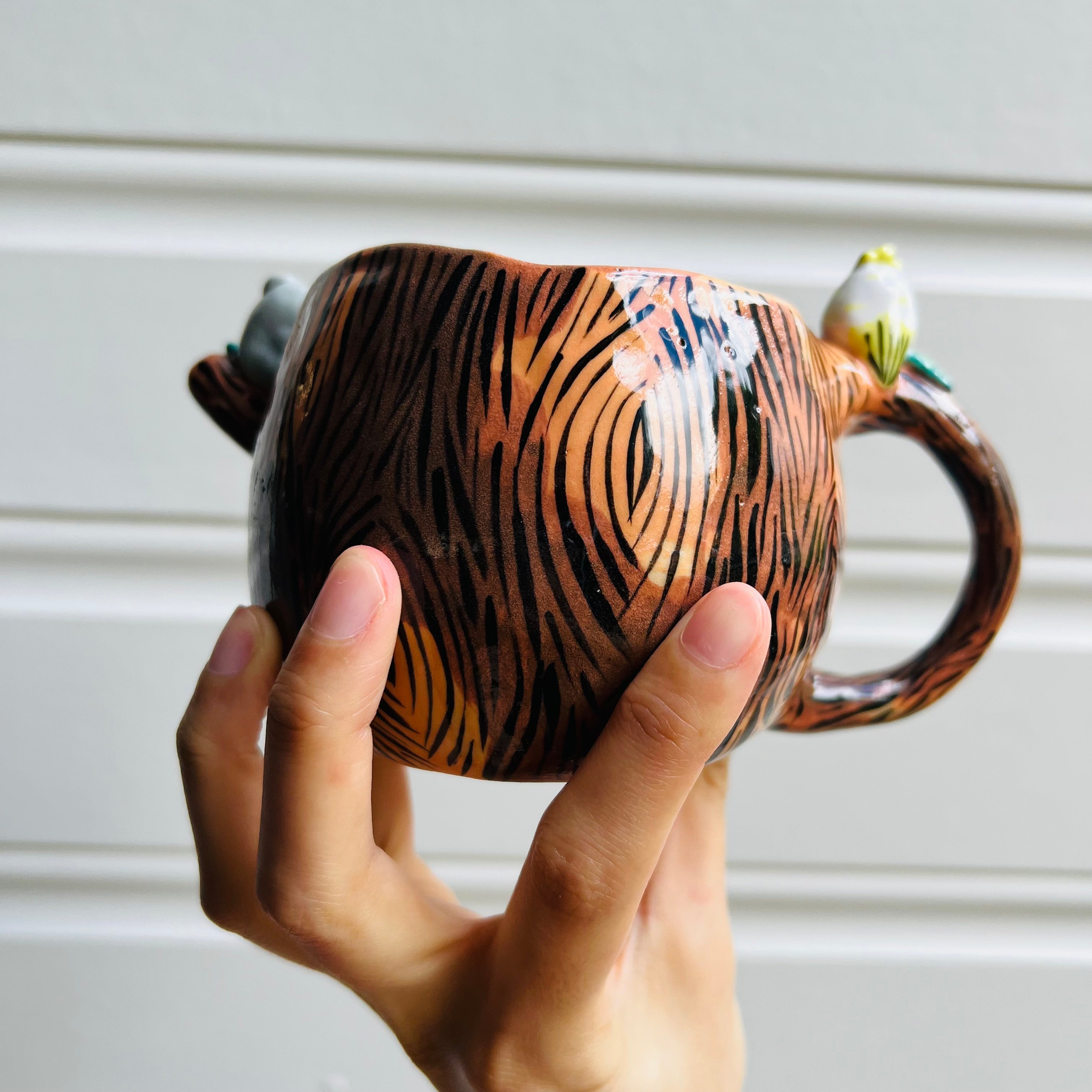 Happy Tree Mug with Aussie friends