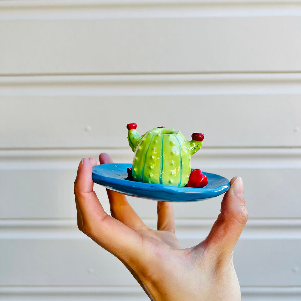 2 in 1 CACTUS vase trinket dish, photo 3 of 3