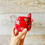 LNY Flowery Daruma Bunny pot