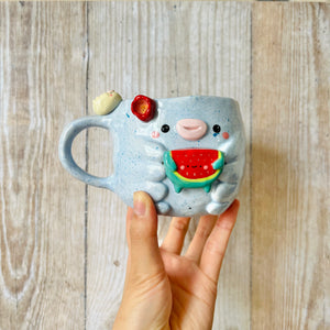 TARDIGRADE mug with watermelon friend