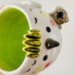 Cockatoo with koala friend pot