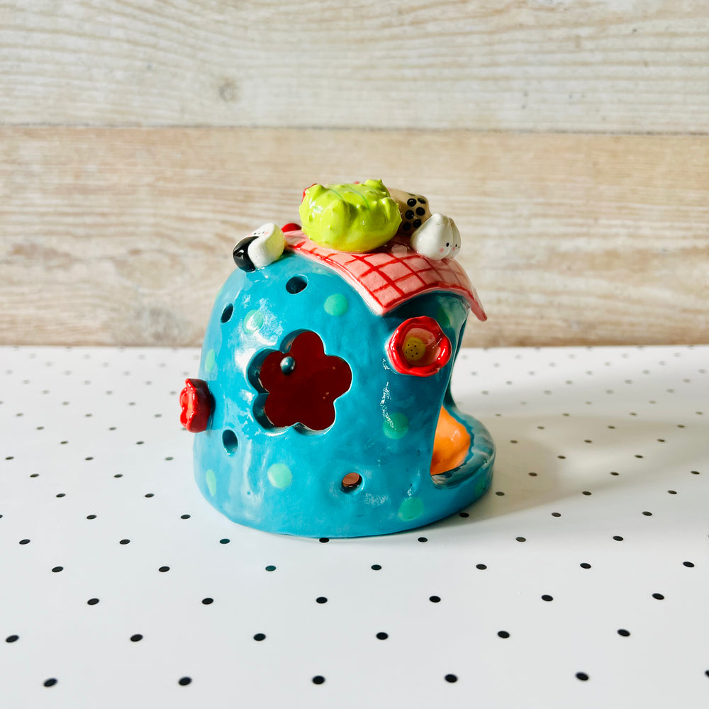 Cactus bubble tea picnic candle holder, photo 3 of 7
