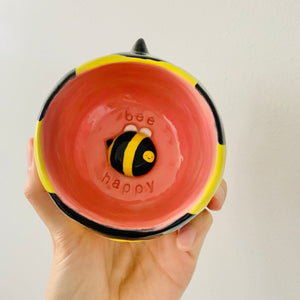 PINK ‘Bee Happy’ snack bowl