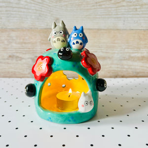 Totoro and friends candle holder