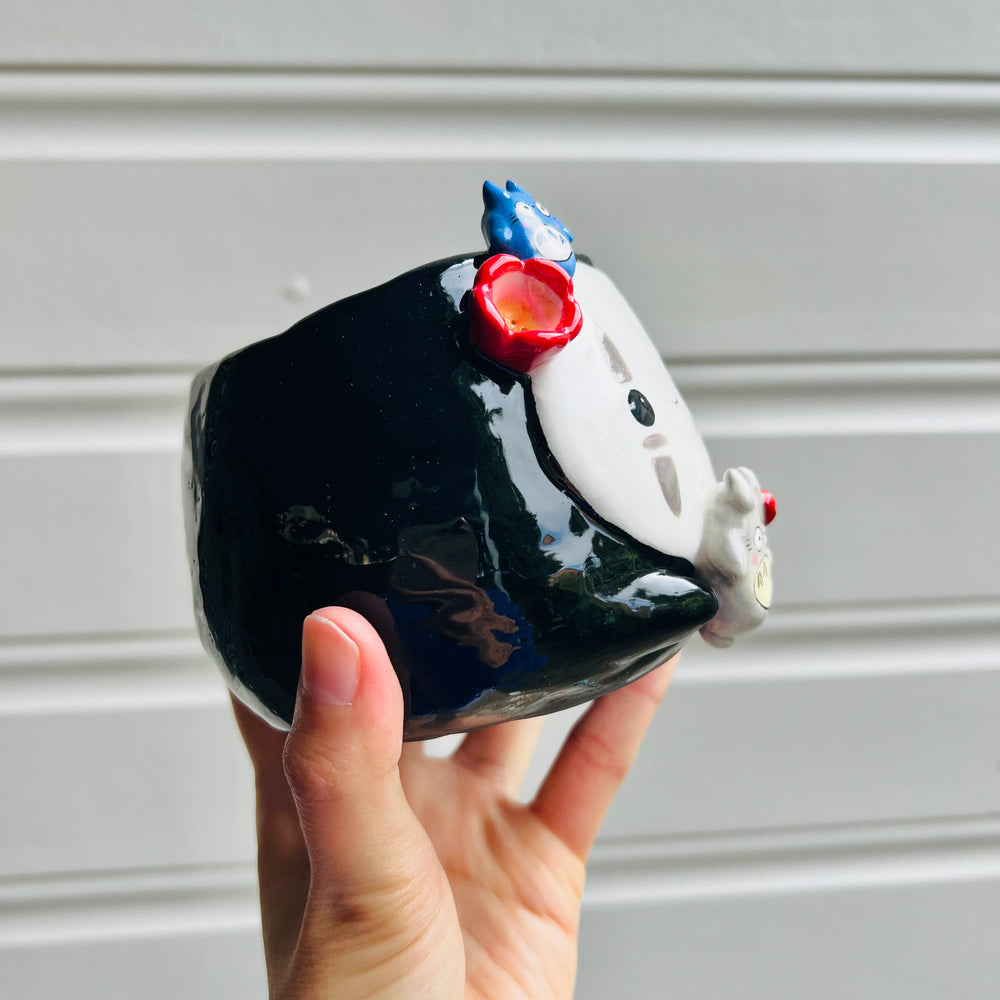 No Face pot with Totoro friends, photo 2 of 5