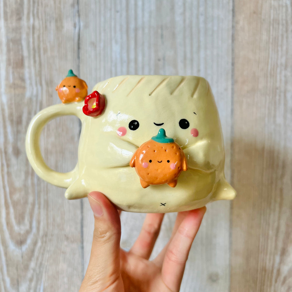 DUMPLING MUG with mandarin friends, photo 1 of 8