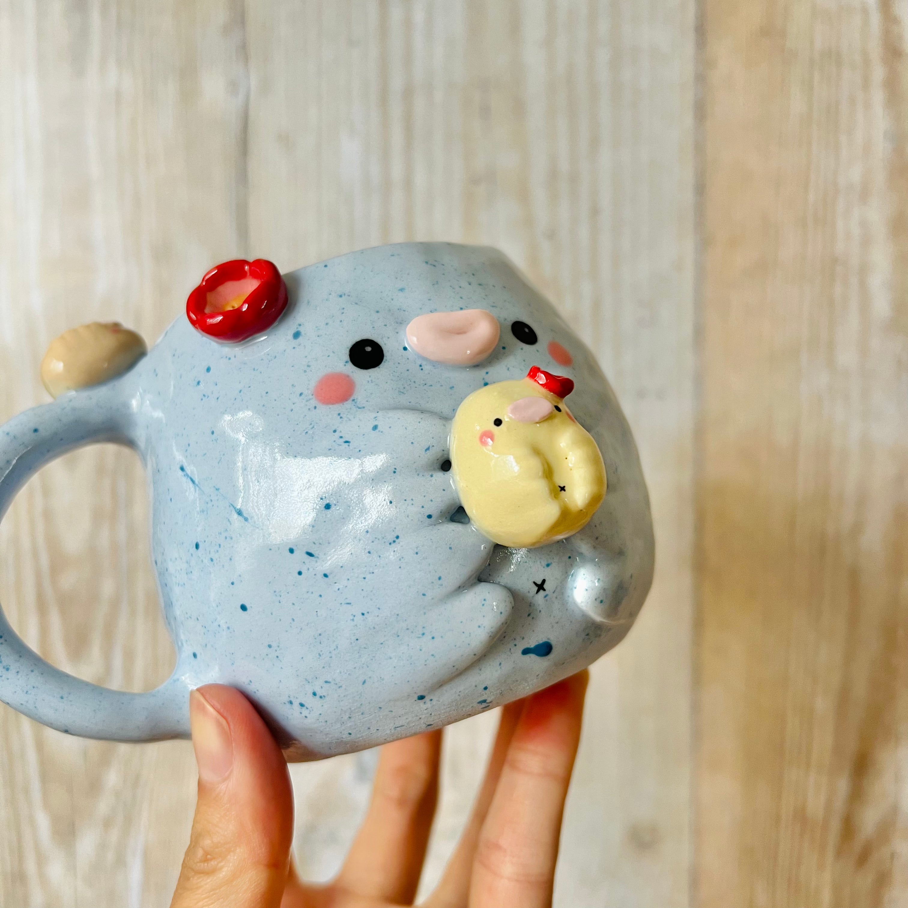 TARDIGRADE mug with tardigrade babies