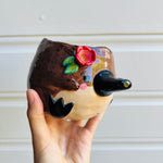 Flowery Platypus Pot