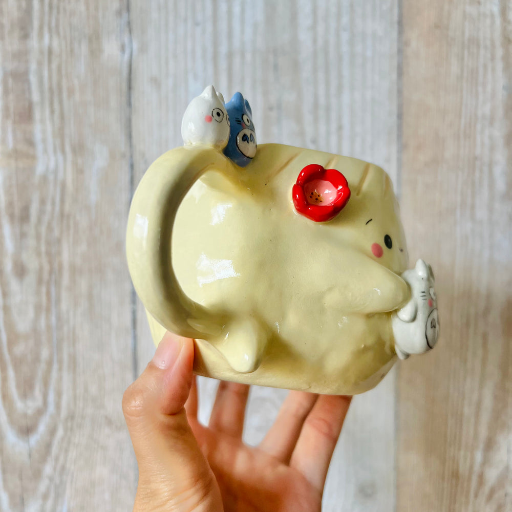 DUMPLING MUG with Totoro friends, photo 2 of 8