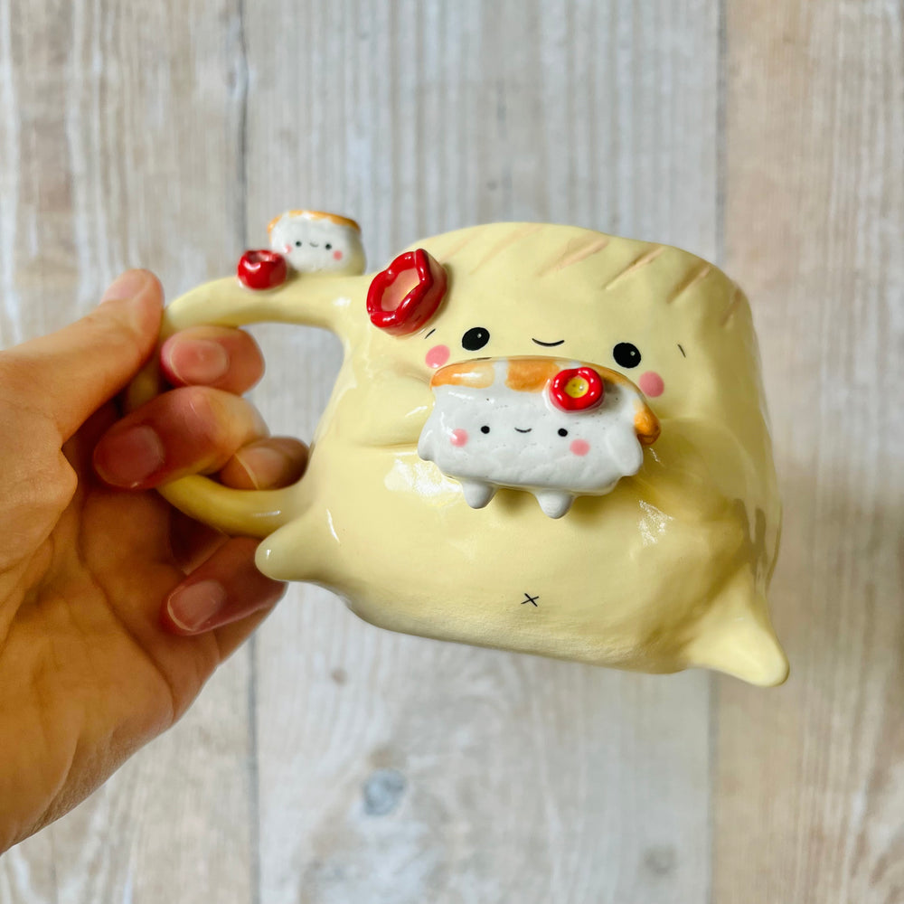 DUMPLING MUG with prawn nigiri friends, photo 10 of 10