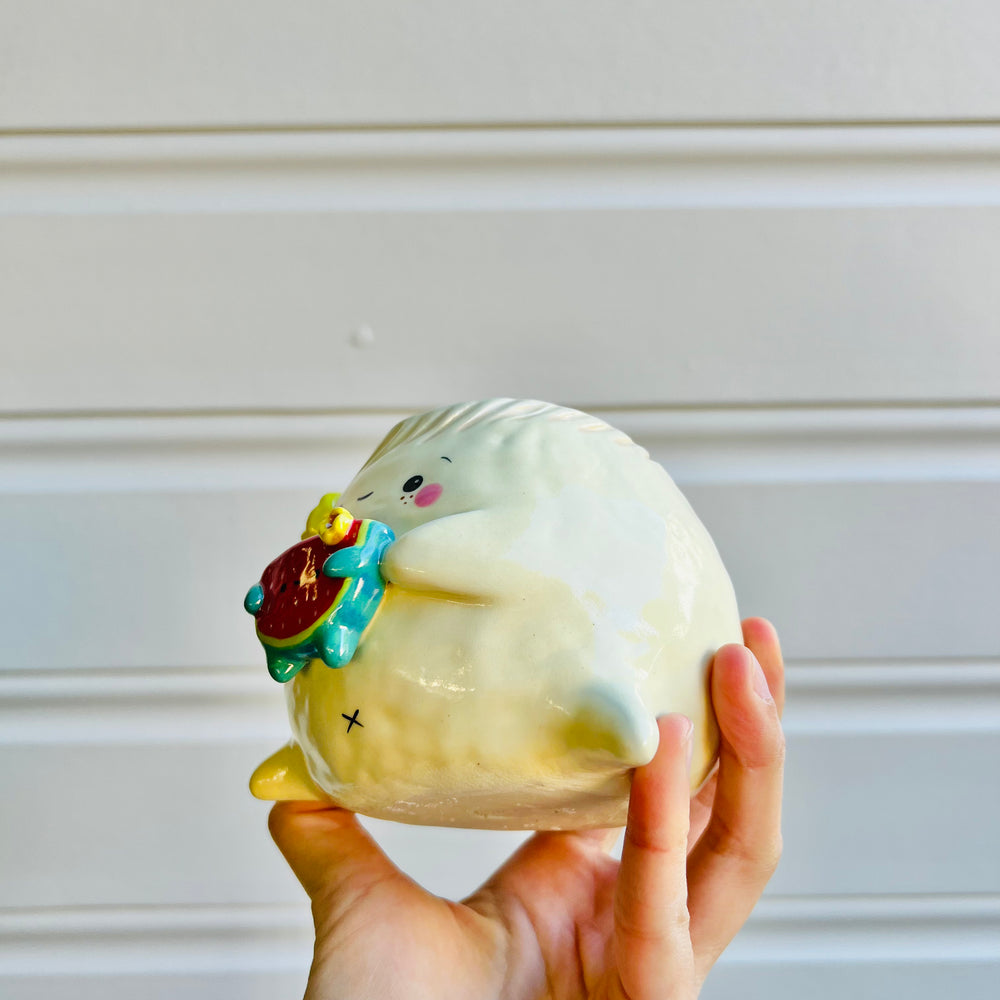 Dumpling VASE with watermelon friend, photo 3 of 5