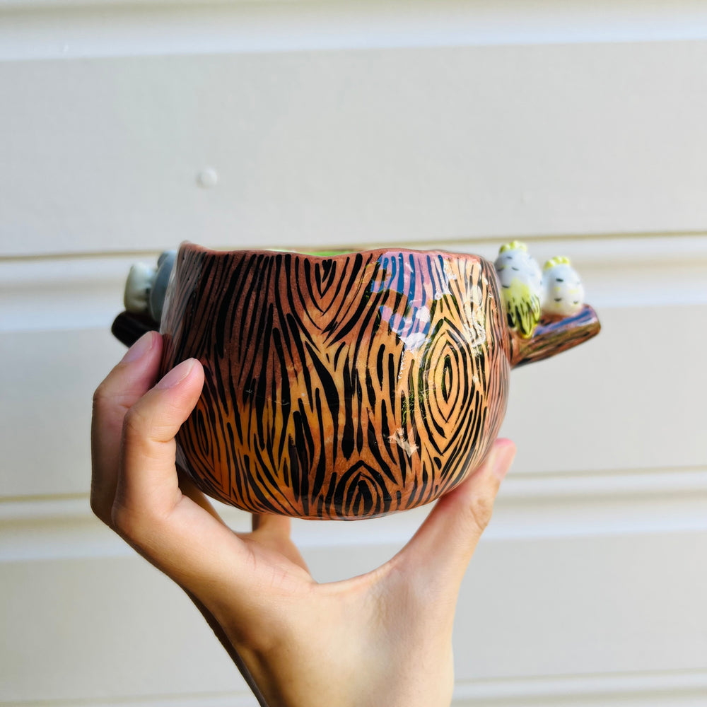 Flowery Happy Tree Pot with Aussie friends, photo 5 of 5