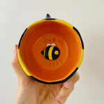 ORANGE ‘Bee Happy’ snack bowl