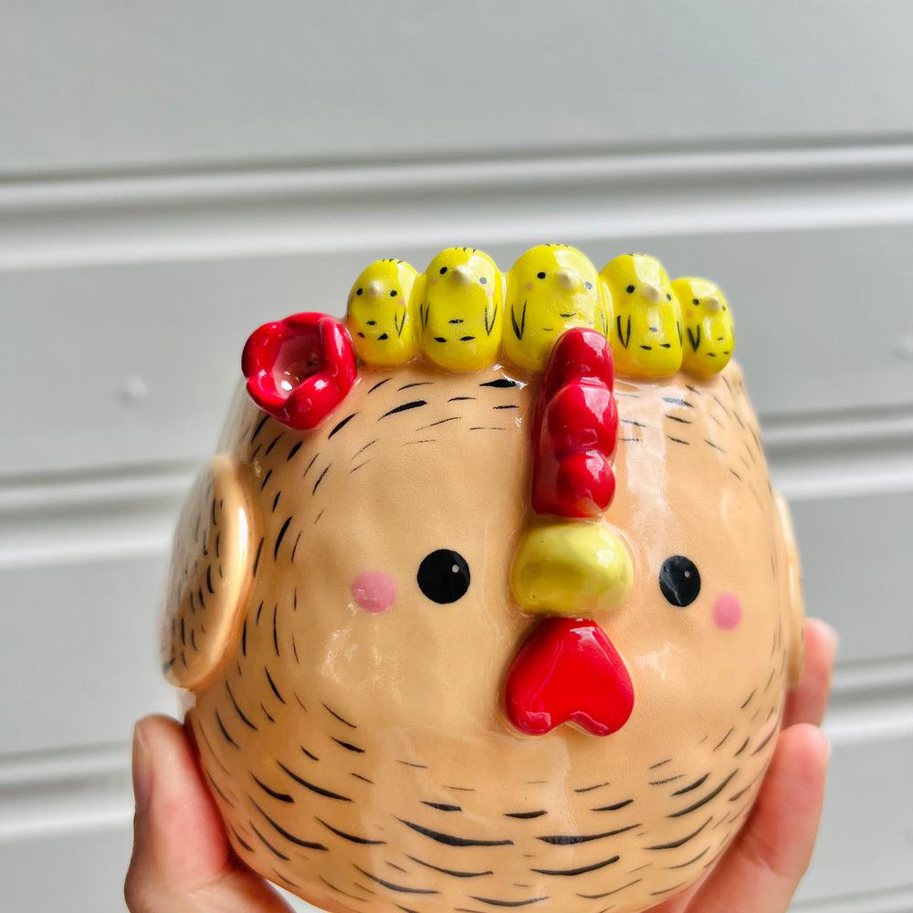Orange chick crown chicken pot, photo 9 of 9