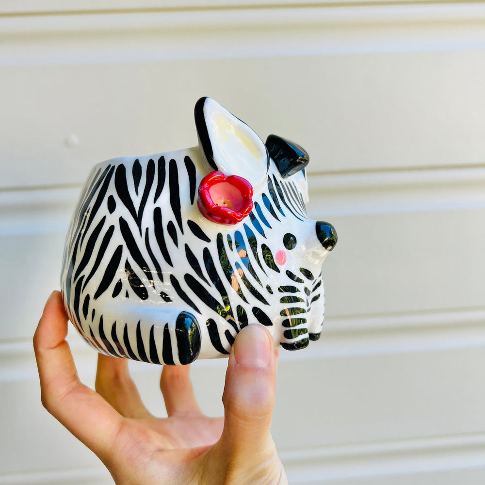 Zebra pot, photo 2 of 5