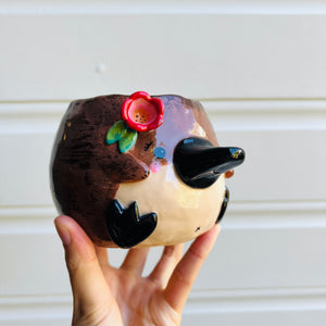 Flowery Platypus Pot