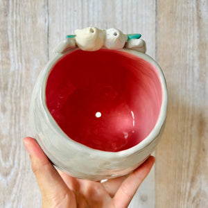 Flowery TOTORO POT with dumpling friends