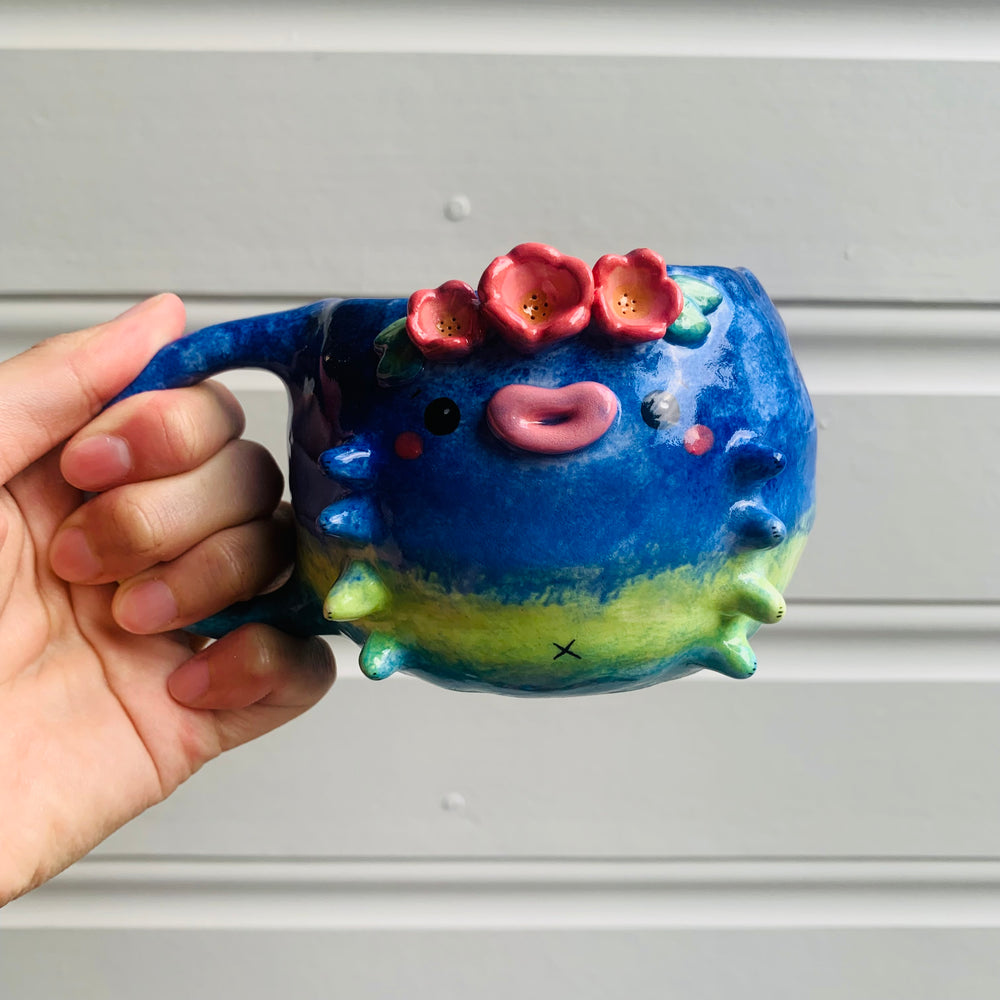 Ocean tardigrade mug - 350ml, photo 8 of 12