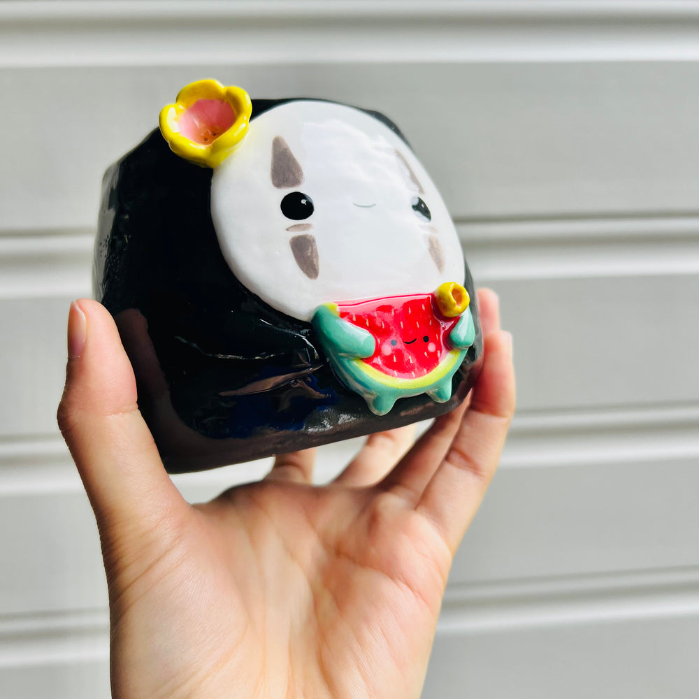 No Face pot with watermelon friend, photo 6 of 6