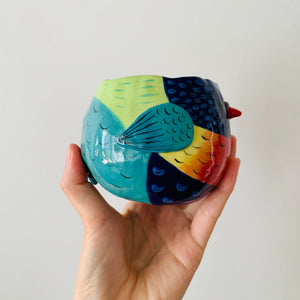 Rainbow lorikeet pot