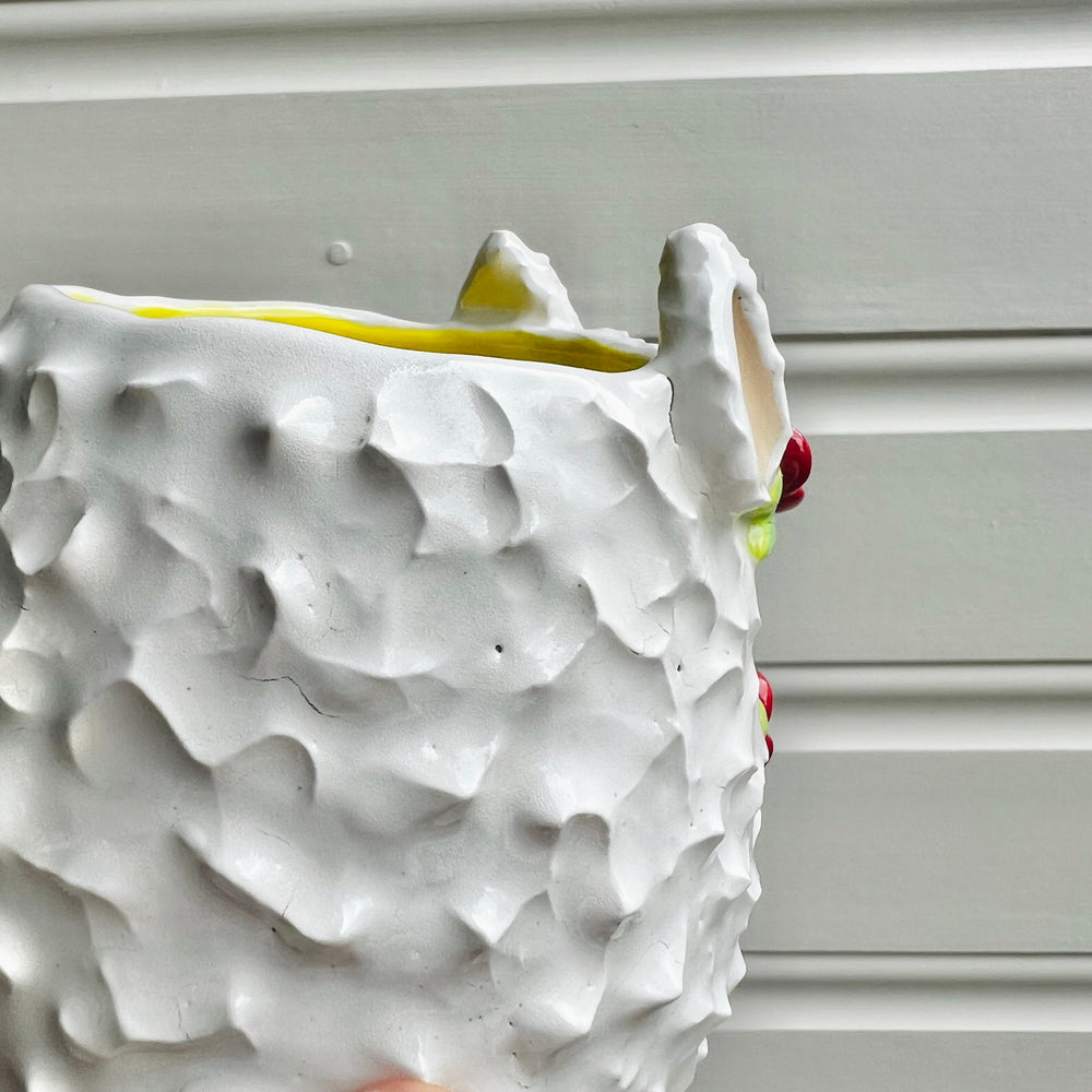Flowery llama pot, photo 7 of 10