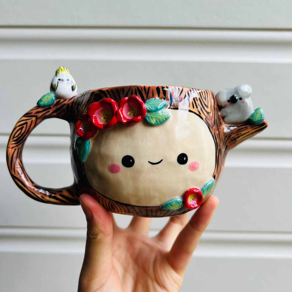 Happy Tree Mug with Aussie friends, photo 1 of 5