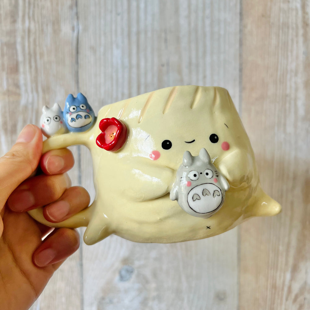 DUMPLING MUG with Totoro friends, photo 6 of 8